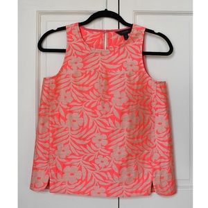 J. Crew Jacquard Top in Plumeria